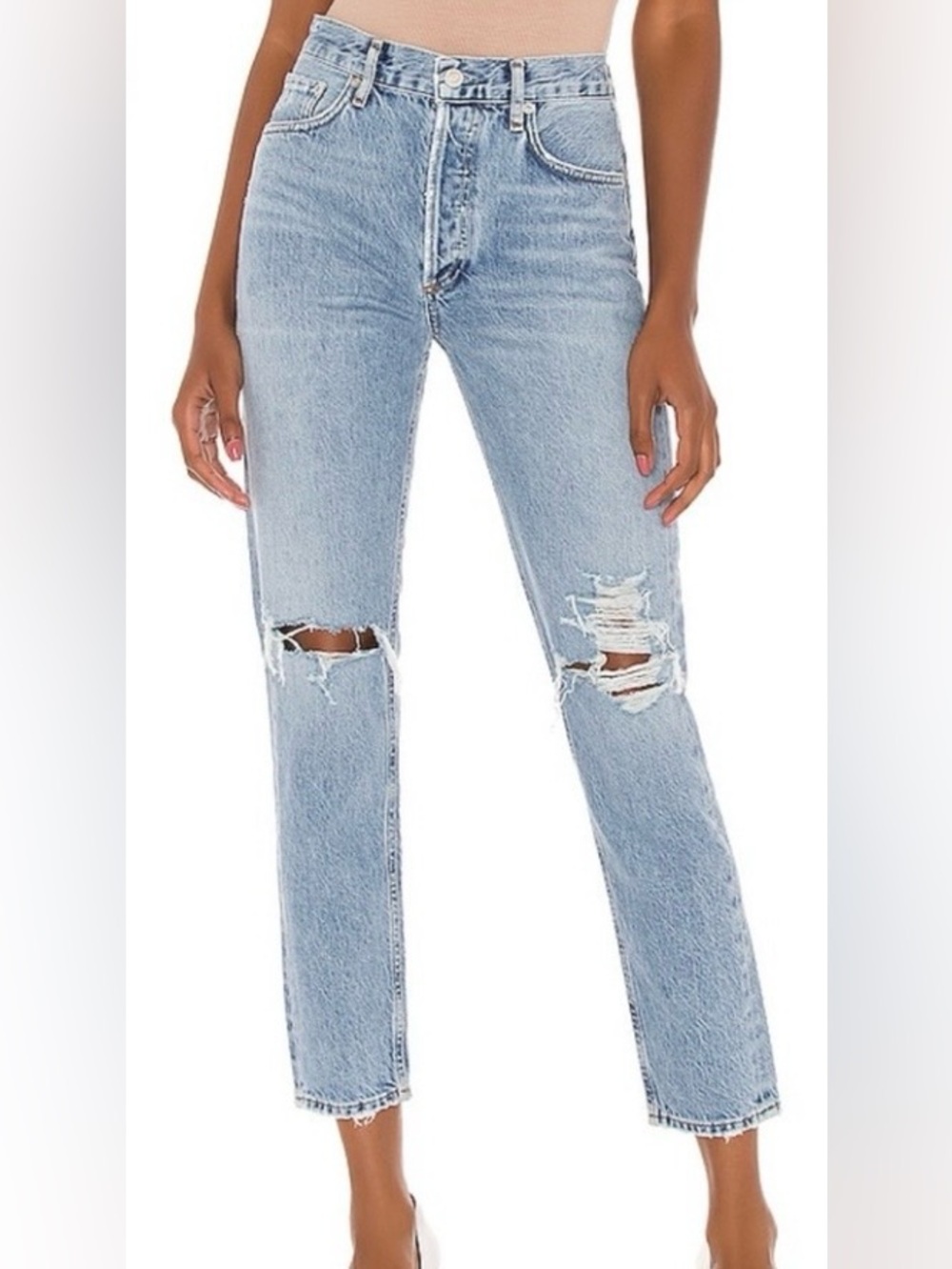 AGOLDE Jamie High Rise Classic Jeans Sz 25 Tapered Leg